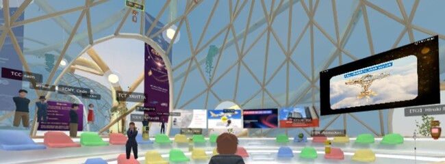 トランスコスモス、メタバース空間でグローバル社員向けイベントを開催