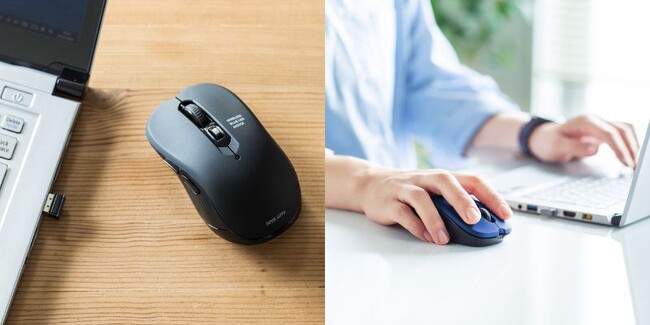 静音ボタンを搭載したシンプルで使いやすい5ボタンマウスを9月6日に発売
