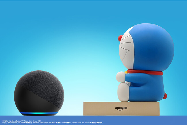 Amazon、Echo Dot （第4世代、第5世代） ・ Echo Pop専用ドラえもんスタンドの販売を開始