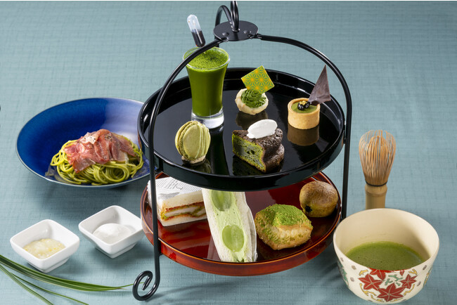 香り高い祇園辻利の抹茶を使用した「京都」を味わうアフタヌーンティーが富山に登場!
