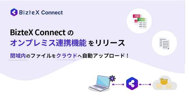 BizteX、データ連携プラットフォーム「BizteX Connect」のオンプレミス連携機能をリリース