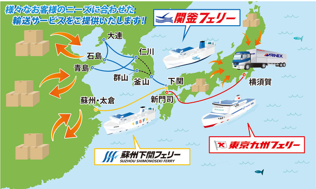 “SDGｓ対応”日中間小口混載輸送サービス“３E-Express”利用拡大中