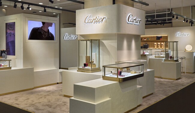 カルティエ、9月9日(土)から11月27日(月) まで、阪急メンズ大阪に期間限定ブティックをオープン