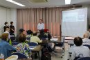 当社スタッフが江東区との災害協定を説明 当社スタッフが江東区との災害協定を説明