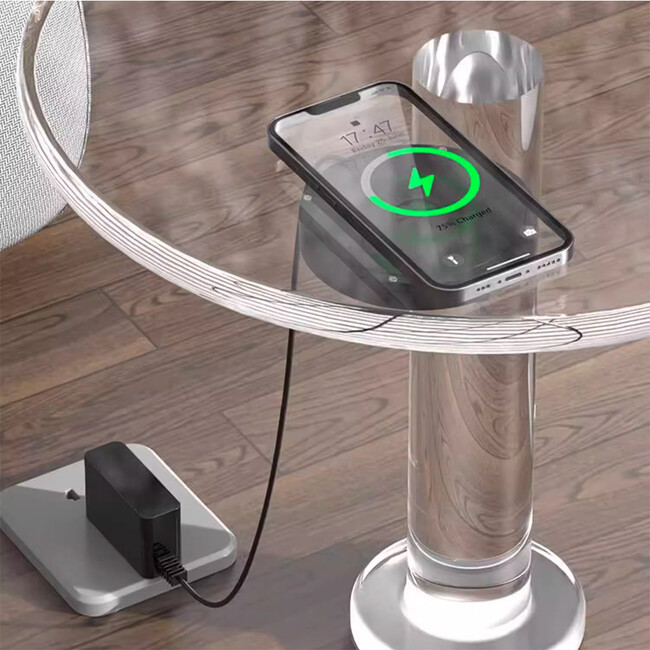 ミニマリスト向け・普段のテーブルがワイヤレス充電に対応！テーブル裏に隠してスッキリとしたインテリアを実現。ワイヤレス充電器「FielCharge」を「Gloture楽天ストア」で販売開始