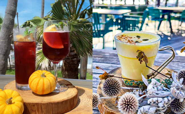 ハロウィン限定ドリンクが、都心から60分の大人のマリーナリゾート【リビエラ逗子マリーナ】に登場！9/20～10/30にリストランテAOとマリブファームで提供。ハロウィンイベントも10/29開催決定！