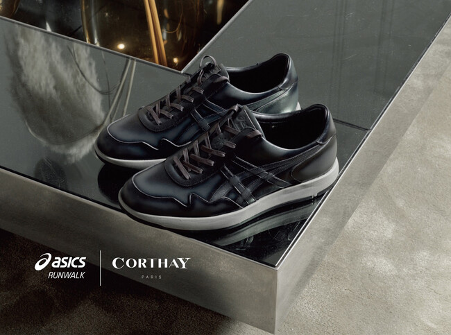 ビジネスシューズ「RUNWALK」シリーズからフランスの高級靴ブランド「CORTHAY」とのコラボレーションシューズを発売