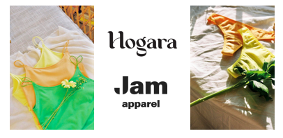 フェムケアブランド『Hogara』が「Jam apparel」とコラボ！大好評ビタミンカラー3色のタンガ型吸水ショーツとカップ付きキャミソール、9月15日(金)よりHogara ECサイトで販売開始