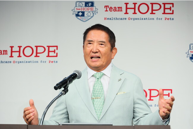 Team HOPE10周年記念記者発表会「ペットの健康寿命延伸のために・・・シックケアだけでなくヘルスケアの時代へ」を開催