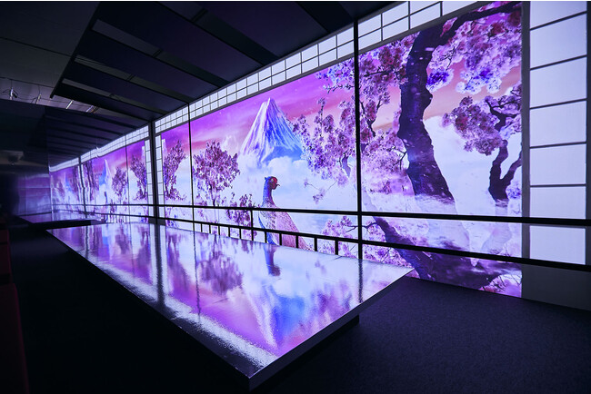 一旗プロデュース「空間体感！動き出す浮世絵展 NAGOYA」の公式記録映像第一弾“彩”を公開。古来より愛される花、彩り豊かな詩情に富む花鳥画の世界を眺める。