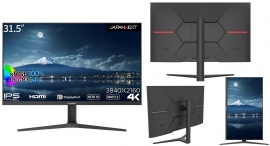JAPANNEXTが31.5インチのIPS液晶、昇降式スタンド対応4K解像度液晶モニター JN-IPS315UHDR-HSPを9月15日(金)に発売 JAPANNEXTが31.5インチのIPS液晶、昇降式スタンド対応4K解像度液晶モニター JN-IPS315UHDR-HSPを9月15日(金)に発売
