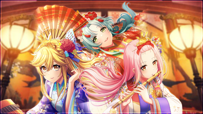 スマートフォン向けリズムゲーム「D4DJ Groovy Mix」イベント＆ガチャ「舞台に月は満つ～源氏物語～」開催！