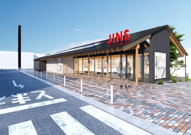 だんじりの車輪を再利用、街の歴史を感じる「JINSそよら東岸和田店」9月26日（⽕）オープン