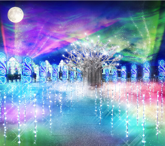史上初！天空の幻想庭園が新登場「Tree in the sky～天空に宿る生命（いのち）の光」