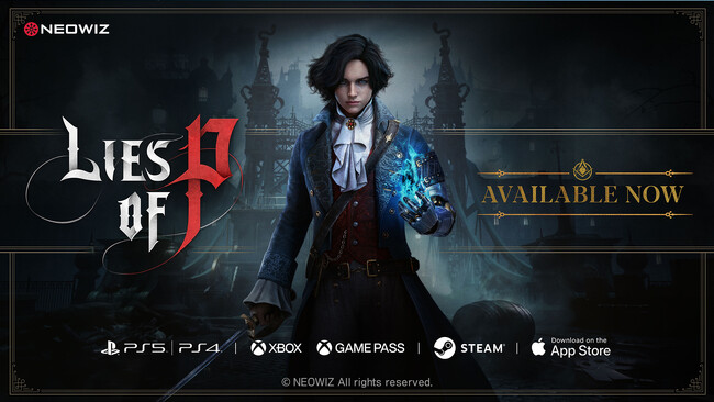 【NEOWIZ　プレスリリース】ソウルライクアクションRPG 『Lies of P』　全世界・全対応プラットフォームで遂に本日発売！