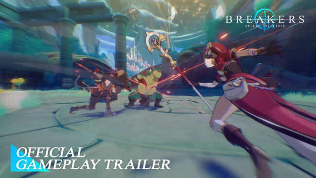 完全新作オリジナルアニメーションRPG『BREAKERS : UNLOCK THE WORLD』ゲームプレイトレーラーを公開！