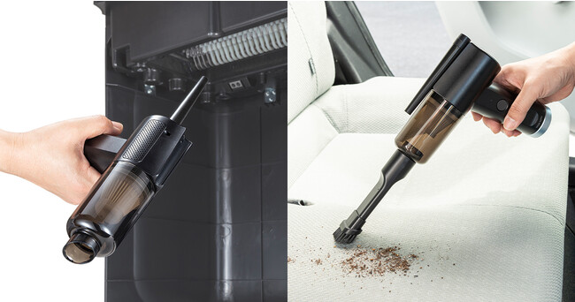 強力噴射と吸引が可能な1台2役の電動エアダスター＆バキュームクリーナーを発売