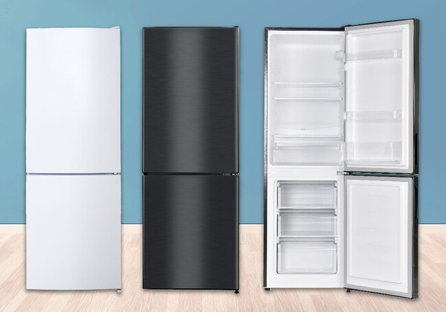スリムなのに内容量たっぷり１５７Ｌ！２ドア冷凍冷蔵庫を、ジェネリック家電ブランド「MAXZEN」から2023年9月下旬に発売