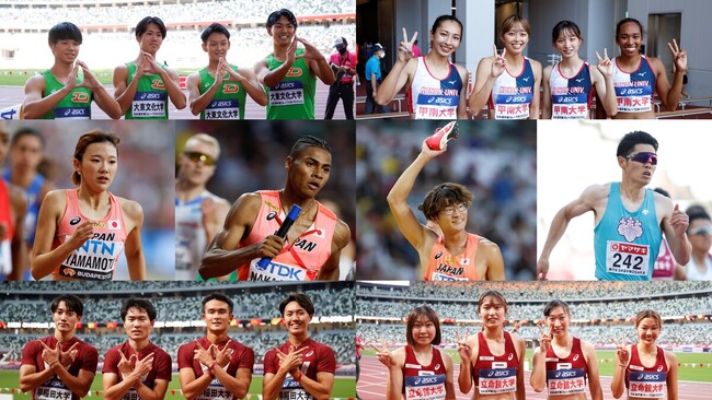 【日本選手権リレー】エントリーリストを発表！昨年大会優勝チームの他、中島佑気ジョセフ、黒川和樹、山本亜美らブダペスト世界選手権日本代表も出場予定！