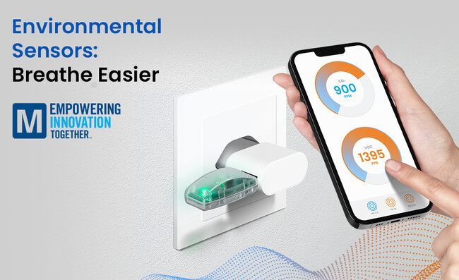 マウザー、最新の「Empowering Innovation Together(TM)プログラム」シリーズで環境センサの技術とアプリケーションを公開
