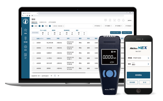 「アルキラーNEX」に走行管理機能を新たにリリース！！