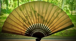 高級レザーブランド「TAIZAN」が代官山蔦屋書店で世界初の「ナチュラルレザー扇子/ Natural Leather Fan」販売開始