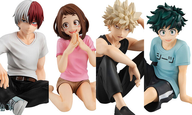『僕のヒーローアカデミア』より、大人気てのひらシリーズフィギュアの第3弾「轟焦凍」&第4弾「麗日お茶子」が登場。
