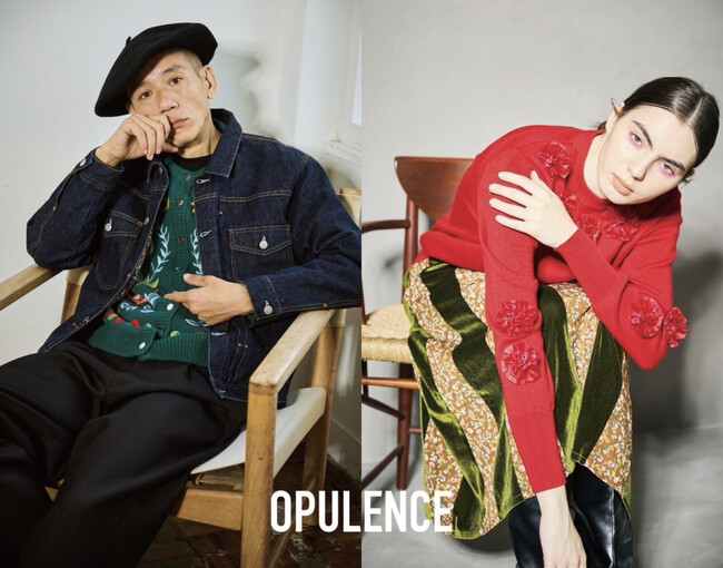 OPULENCE 23AW COLLECTIONの展示会を恵比寿ガーデンプレイスにてお披露目