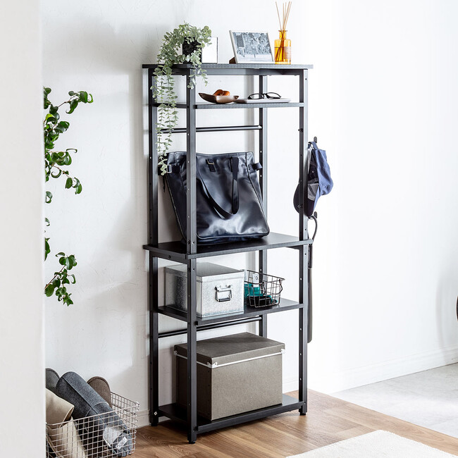 お部屋に合わせて自由に組換えができるオープンラックを発売
