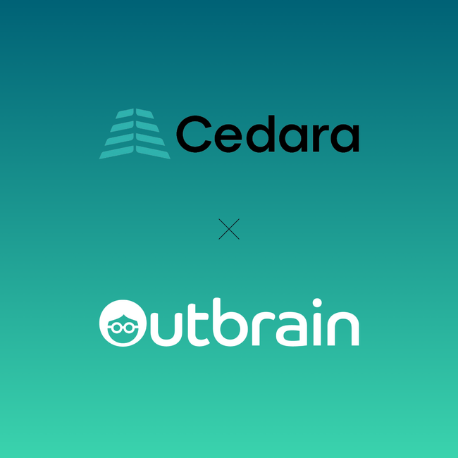 Outbrain、Cedara社との提携及びAI スマートスロットリングツールの提供開始により、持続可能性と脱炭素化への取り組みを加速