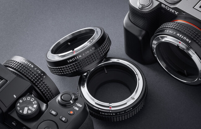 SHOTEN:キヤノンFDレンズをミラーレス一眼で使用するためのマウントアダプター 4種 発売