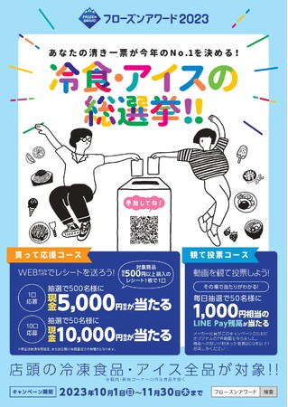 全国のフローズンラバーが今年最も推したい冷凍食品&アイスを選ぶ総選挙『フローズンアワード2023』を開催