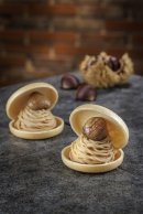 和栗のモンブラン最中 和栗のモンブラン最中