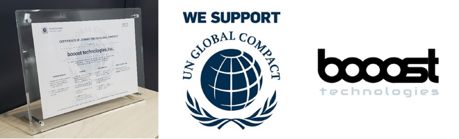 booost technologies、国連グローバル・コンパクト（UNGC）に署名およびグローバル・コンパクト・ネットワーク・ジャパンへ加入