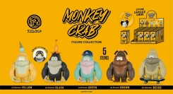 アーティスト・Rei Kawakami氏が手掛ける「MONKEY CRAB」のゴリラのキャラクターがカプセルトイで登場！バナナや帽子など遊び心あふれるパーツ付き
