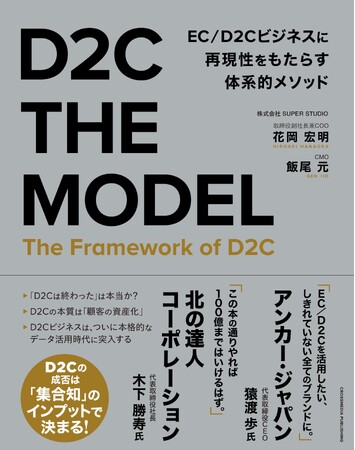 D2Cビジネスの成果を上げる方法をまとめた決定版『D2C THE MODEL』が本日発売
