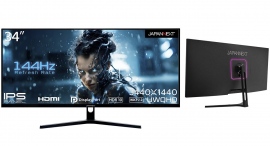 JAPANNEXTが34インチIPSパネル採用 ウルトラワイド(3440x1440)144Hzに対応したゲーミングモニターを9月29日(金)に発売 JAPANNEXTが34インチIPSパネル採用 ウルトラワイド(3440x1440)144Hzに対応したゲーミングモニターを9月29日(金)に発売