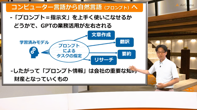 「GPT活用コース」登場