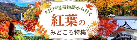 大江戸温泉物語が宿を拠点に楽しむ全国の紅葉情報をまとめた 「紅葉のみどころ特集」ページを公開