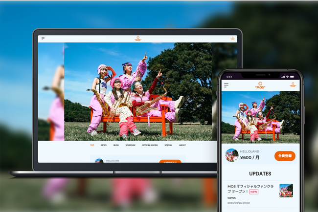 「Bitfan」にて、4人組管楽器ガールズユニット・MOSのオフィシャルファンクラブをオープン！