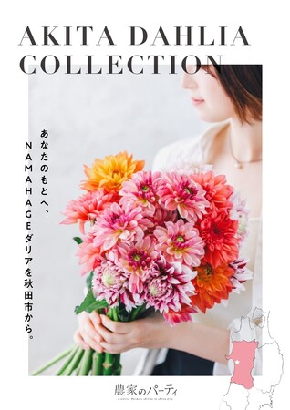 秋田市産ダリア×日比谷花壇タイアップキャンペーン「ＡＫＩＴＡ　ＤＡＨＬＩＡ　ＣＯＬＬＥＣＴＩＯＮ」を今年も開催いたします！