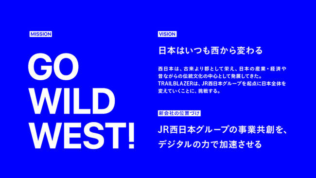 JR西日本とギックスによる合弁会社「TRAILBLAZER」設立