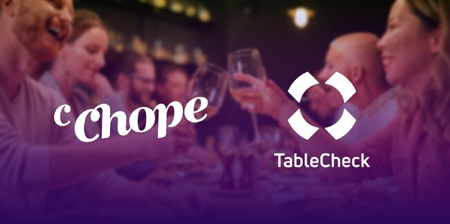 テーブルチェック、「Chope」と連携開始
