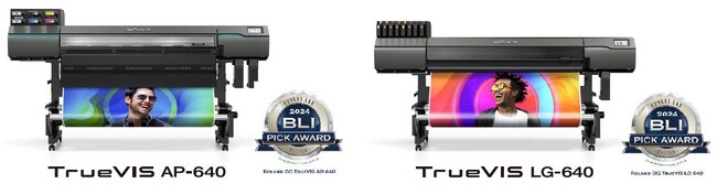 TrueVISシリーズのレジンインクとUVインク対応モデルがキーポイントインテリジェンス社のBLI 2024 Pick Awardsを受賞！！