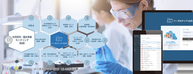 リーガルテック社、「リーガルテックVDR 製薬・バイオ」を用いて、製薬・バイオ業界の機密情報共有を支援