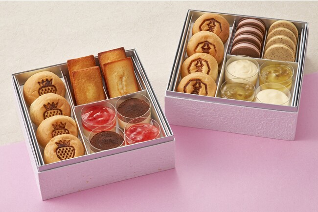 スイーツおせち『八天堂スイーツビュッフェ2024』ご予約受付スタート！お正月を彩る限定スイーツや焼印入り「ミニくりーむパン」の華やかな詰合せ