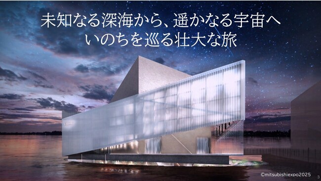 2025 年日本国際博覧会（大阪・関西万博）に出展する 「三菱未来館」についての構想を発表 　～深海から宇宙へ、いのちを巡る壮大な旅が始まる～