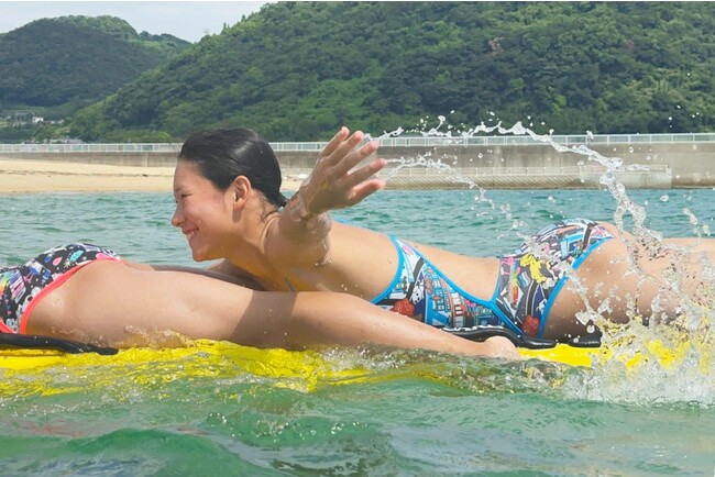 海とプールは “泳ぎ方が違う” ってどういうこと？海と友達になろう！「海スイムセミナー」を開催しました。