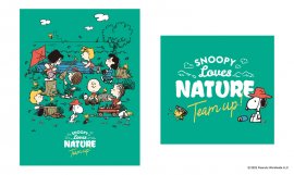 『SNOOPY Loves NATURE “Team up!”』キービジュアル・ロゴ
