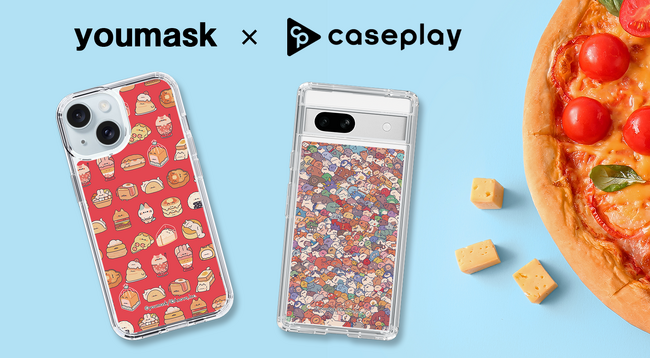 SNSで人気のクリエイター「youmask」のスマートフォンケースが、“機種×コンテンツ×デザイン”で豊富なスマホアクセサリーを取り揃えるcaseplayから登場！